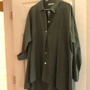 Gorgeous Bryn Walker swing button up blouse L